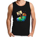 Camiseta Hombre Sin Mangas come la oruga rica y hambrienta laTostadora