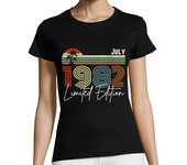 Camiseta Mujer Manga Corta 40 años julio 1982 vintage limitada laTostadora