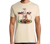 Camiseta Hombre Manga Corta Galgo-pesas laTostadora