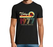 Camiseta Hombre Manga Corta 1977 edición limitada vintage laTostadora