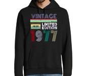Sudadera Con Capucha Para Hombre 1977 Vintage - Limited Edition laTostadora