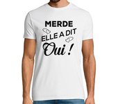 Camiseta Hombre Manga Corta mierda ella dijo que si laTostadora