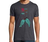 Camiseta Hombre Manga Corta te quiero mucho como la trucha al trucho laTostadora