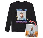 Sudadera Sin Capucha Unisex sudadera level 40 unlocked foto personalizable laTostadora