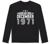 Sudadera Sin Capucha Unisex 1971 en diciembre idea de regalo vintag laTostadora