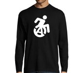 Camiseta Hombre Manga Larga Anarkía Corporal. Camiseta manga larga hombre laTostadora