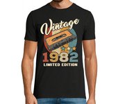 Camiseta Hombre Manga Corta Vintage 1982 limited edition laTostadora