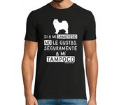 Camiseta Hombre Manga Corta Si a mi samoyedo no le gustas laTostadora