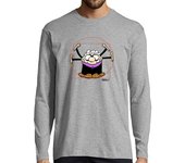 Camiseta Hombre Manga Larga Hombre, manga larga, gris vigoré laTostadora