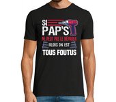 Camiseta Hombre Manga Corta si papi no puede arreglarlo humor laTostadora
