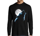 Camiseta Hombre Manga Larga Hombre, manga larga, negra laTostadora