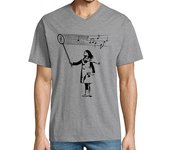 Camiseta Hombre Cuello Pico The Music Catcher laTostadora