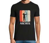 Camiseta Hombre Manga Corta arquero retro laTostadora