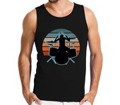 Camiseta Hombre Sin Mangas baterista y tambores laTostadora