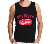 Camiseta Hombre Sin Mangas carne de vaca pitmaster ahumador de car laTostadora