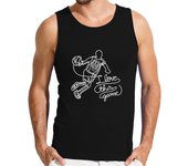 Camiseta Hombre Sin Mangas I love this game laTostadora