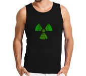 Camiseta Hombre Sin Mangas símbolo radiactivo laTostadora