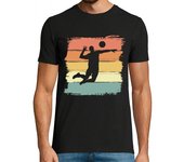 Camiseta Hombre Manga Corta voleibol retro vintage para voleibol laTostadora