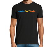 Camiseta Hombre Manga Corta nadador nadar deporte laTostadora