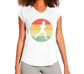 Camiseta Mujer Deportiva trotar correr fitness retro laTostadora