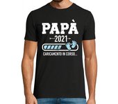 Camiseta Hombre Manga Corta barra de carga papá 2021 laTostadora