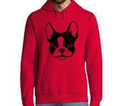 Sudadera Con Capucha Para Hombre Bulldog francés laTostadora