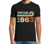 Camiseta Hombre Manga Corta vintage 1963 - cumpleaños 1963 laTostadora