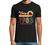 Camiseta Hombre Manga Corta 1985 edición limitada vintage laTostadora