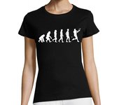 Camiseta Mujer Manga Corta evolución del tenis laTostadora