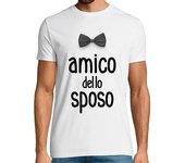 Camiseta Hombre Manga Corta amigo del novio laTostadora