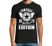 Camiseta Hombre Manga Corta vintage 1973 edición limitada laTostadora