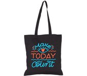 Bolsa De Tela Retro Vintage Mensaje Motivación Optimismo Quote laTostadora