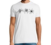 Camiseta Hombre Manga Corta arañas de casa telaraña laTostadora