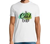 Camiseta Hombre Manga Corta Carnaval Cádiz - Si me dices Cai lo dejo todo - Hombre laTostadora