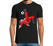 Camiseta Hombre Manga Corta navidad invierno arbol de navidad santa laTostadora
