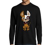 Camiseta Hombre Manga Larga Hombre, manga larga, negra laTostadora