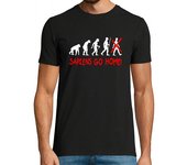 Camiseta Hombre Manga Corta Sapiens Go Home laTostadora