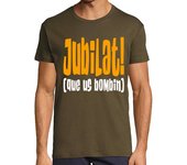 Camiseta Hombre Manga Corta JUBILAT QUE US BOMBIN laTostadora