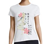 Camiseta Mujer Manga Corta AnoHana - Meiko Honma laTostadora