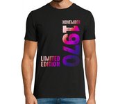 Camiseta Hombre Manga Corta noviembre de 1970 vintage estética 1970 laTostadora