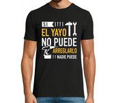 Camiseta Hombre Manga Corta si yayo no puede arreglarlo nadie puede laTostadora