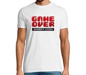 Camiseta Hombre Manga Corta Game Over - Retro & Vintage laTostadora