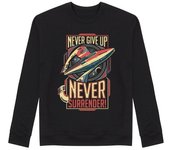 Sudadera Sin Capucha Unisex Never Surrender laTostadora