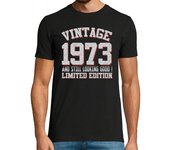 Camiseta Hombre Manga Corta vintage 1973 y stiil que parece bueno laTostadora