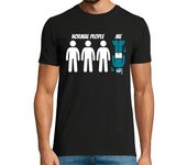 Camiseta Hombre Manga Corta gente normal yo deporte buceo laTostadora
