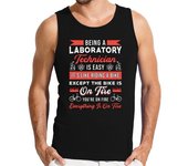 Camiseta Hombre Sin Mangas ser un técnico de laboratorio de cienci laTostadora