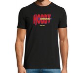 Camiseta Hombre Manga Corta Logo Hobby Consolas clásico laTostadora