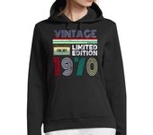 Sudadera Con Capucha Para Mujer 1970 Vintage - Limited Edition laTostadora