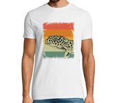 Camiseta Hombre Manga Corta idea de regalo de lagarto gecko vintage laTostadora