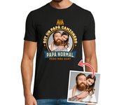 Camiseta Hombre Manga Corta camiseta soy un papá camionero foto personalizable laTostadora